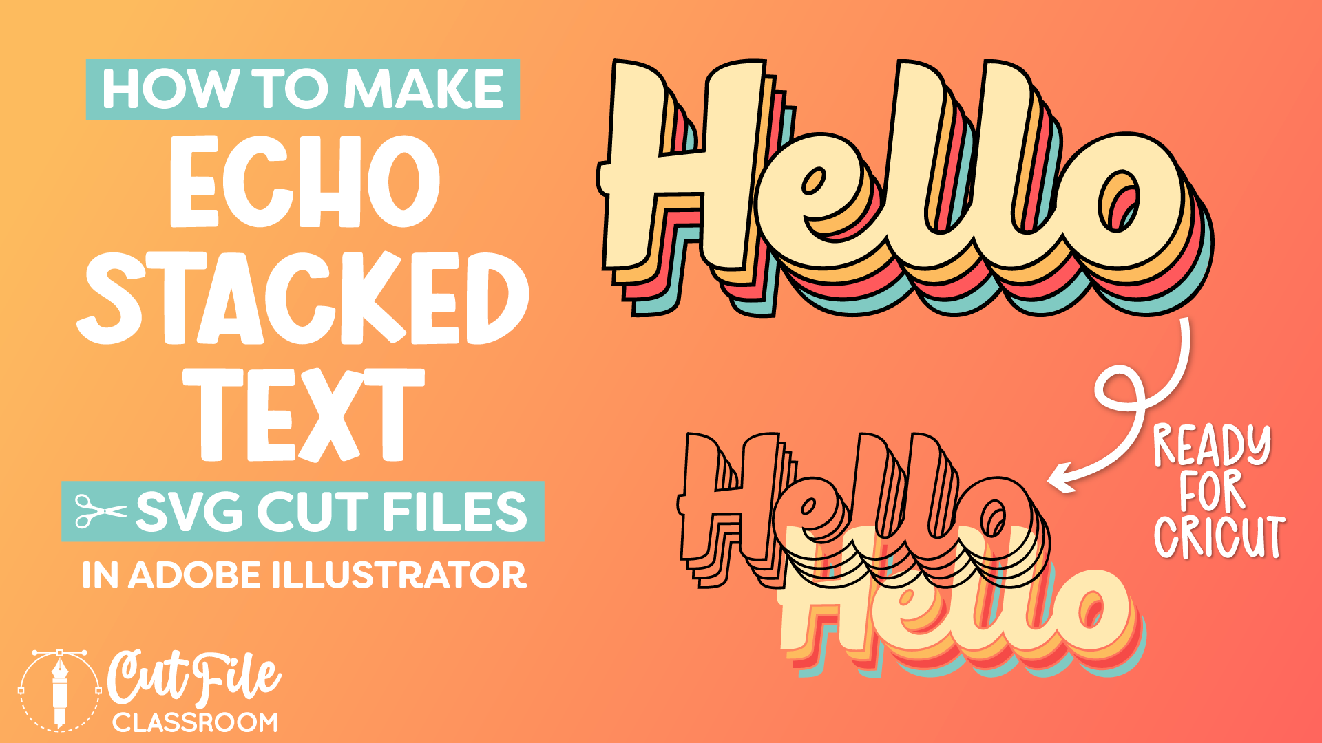 How to Design Echo Text SVG Files