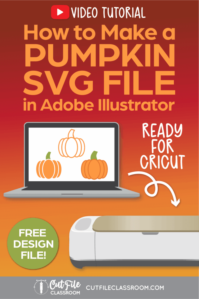 How to Make Pumpkin SVG Files for Cricut in Illustrator to sell on Etsy