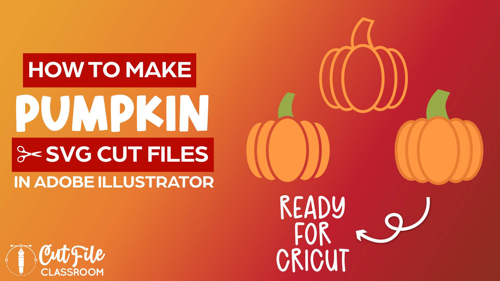 How to Make Pumpkin SVG Files for Cricut in Illustrator